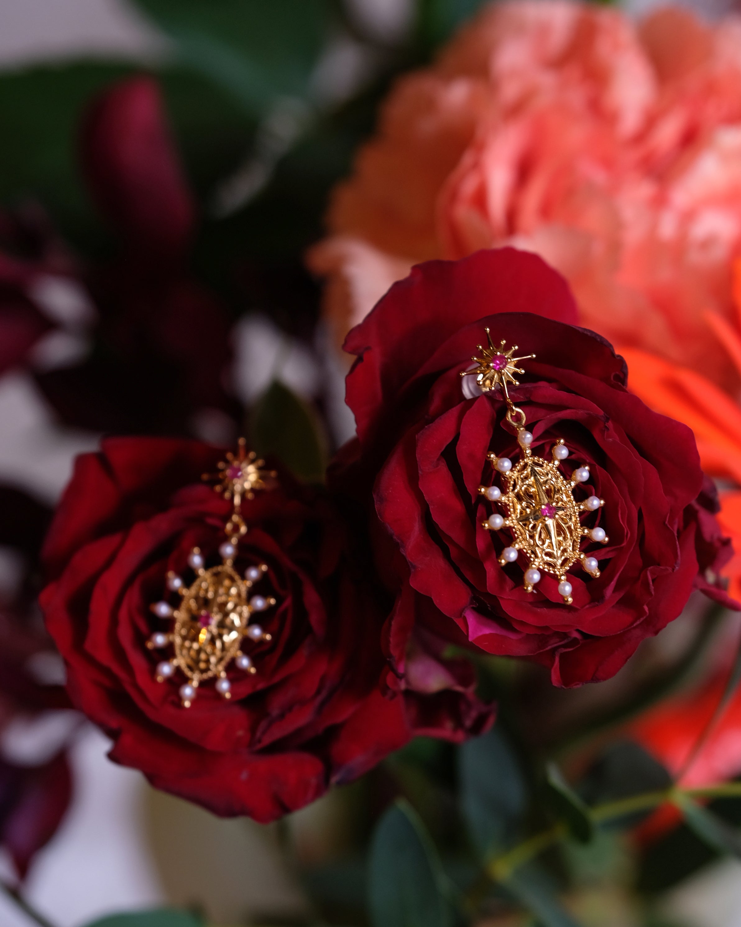 "Soluna" Pierced Earrings / ソルナ ピアス