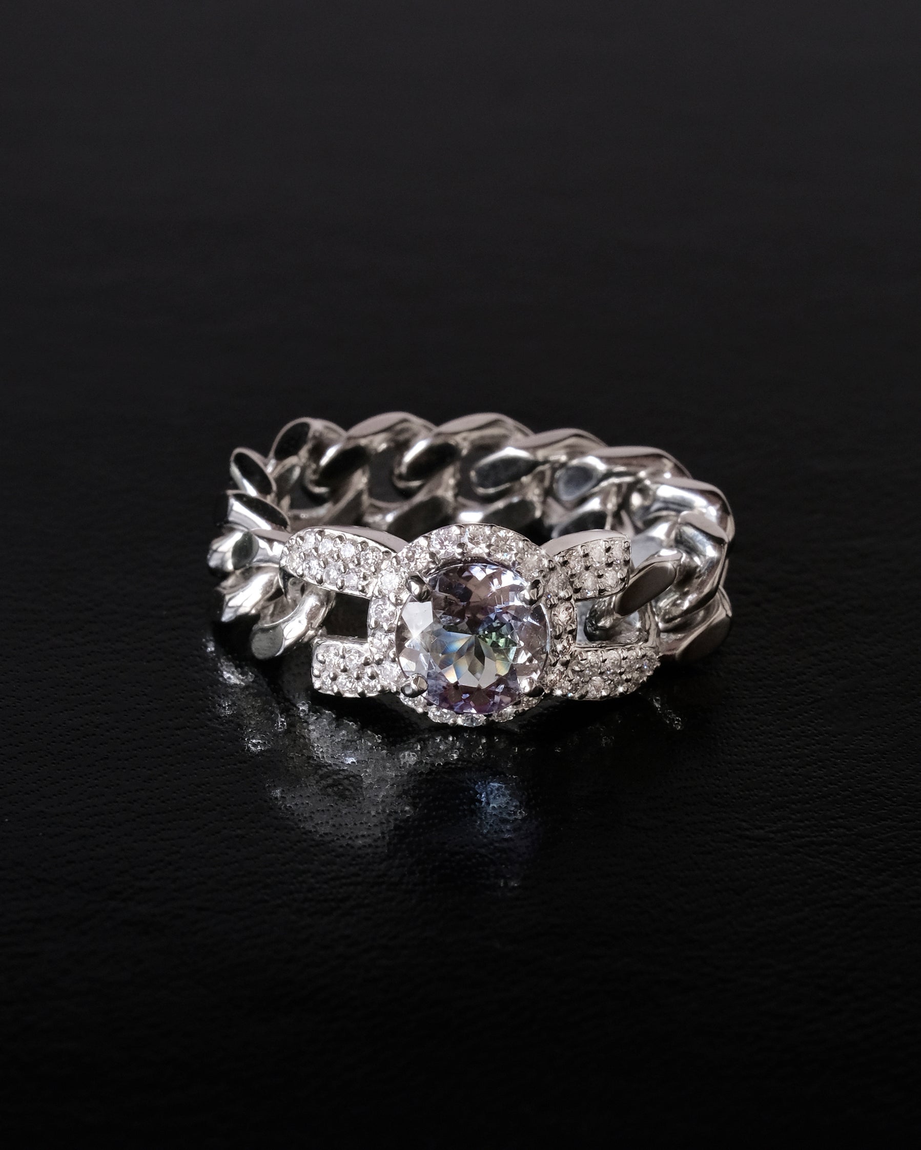 "Catena" Ring Zoisite [Singular Edition] #15 / カテナ リング