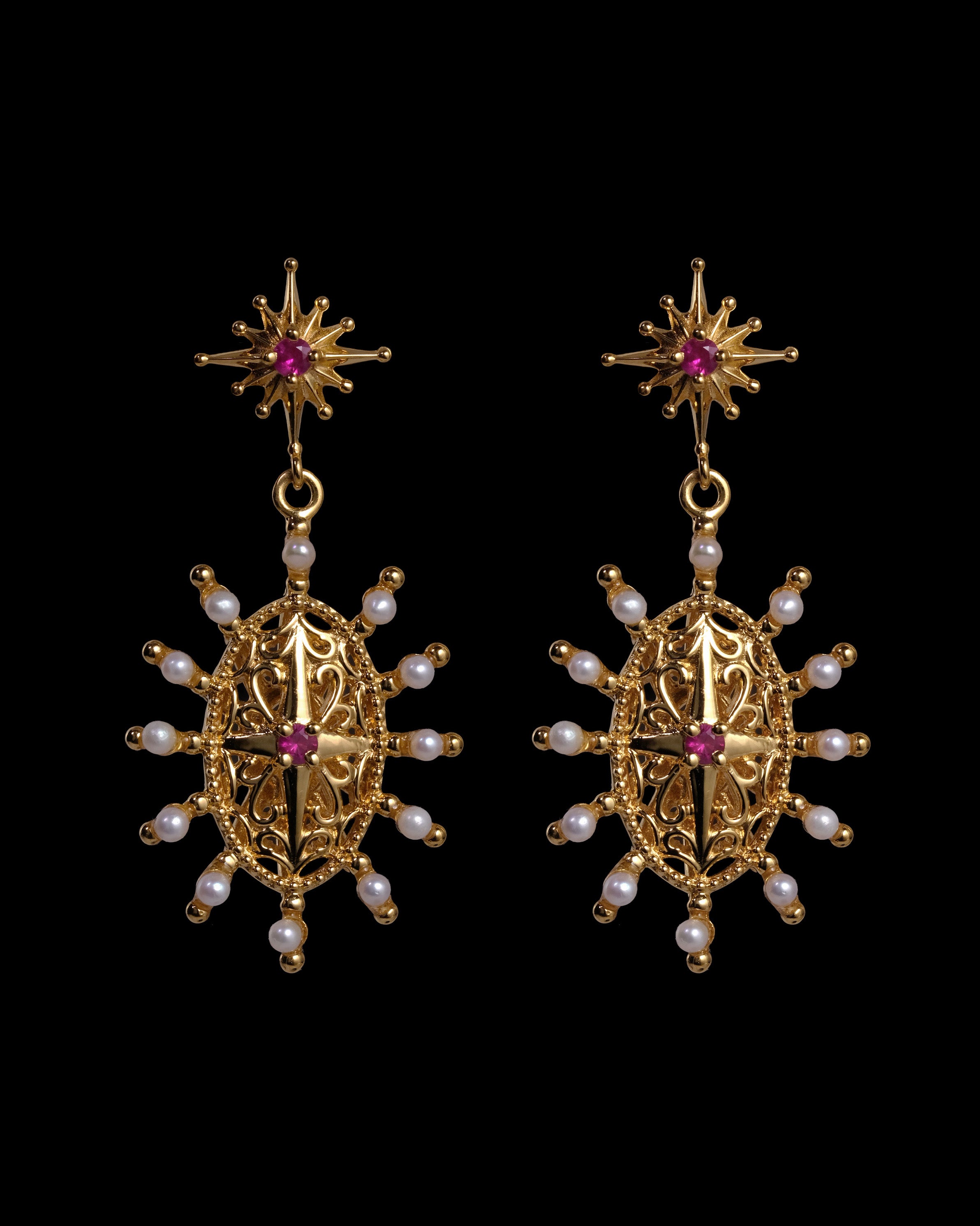 "Soluna" Pierced Earrings / ソルナ ピアス
